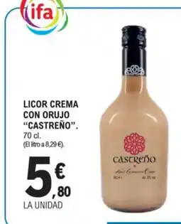 E.Leclerc CASTREÑO Licor crema con orujo oferta