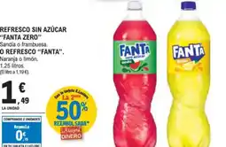 E.Leclerc FANTA ZERO Refresco ssin azucar oferta