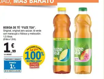 E.Leclerc FUZE TEA Bebida de té oferta