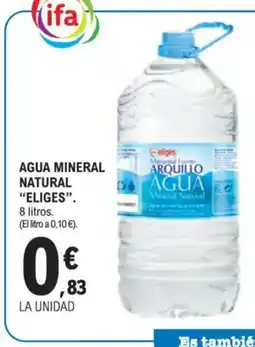 E.Leclerc ELIGES Agua minerale natural oferta