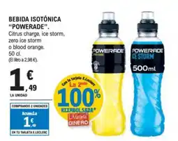 E.Leclerc POWERADE Bebida isotonica oferta