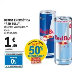 E.Leclerc RED BULL Bebida energética oferta