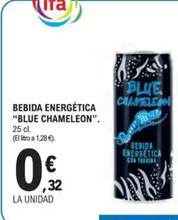 E.Leclerc BLUE CHAMELEON Bebida energética oferta