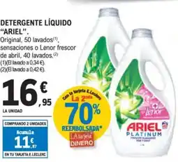 E.Leclerc ARIEL Detergente liquido oferta