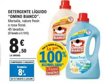 E.Leclerc OMINO BIANCO Detergente liquido oferta