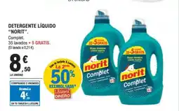 E.Leclerc NORIT Detergente liwuido oferta