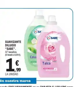E.Leclerc SABE Suavizante diluido oferta