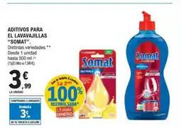 E.Leclerc SOMAT Aditivos para el lavavajillas oferta