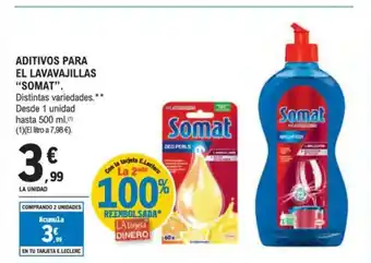 E.Leclerc SOMAT Aditivos para el lavavajillas oferta