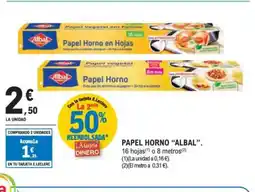 E.Leclerc ALBAL Papel horno oferta