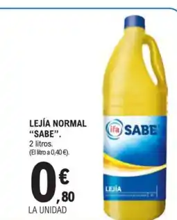 E.Leclerc SABE Lejía normal oferta