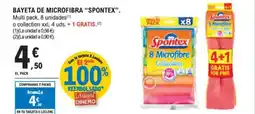 E.Leclerc SPONTEX Bayeta de microfibra oferta