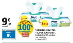 E.Leclerc DODOT AQUAPURE Toallitas húmedas oferta