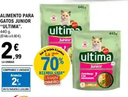 E.Leclerc ULTIMA Alimento para gatos junior oferta