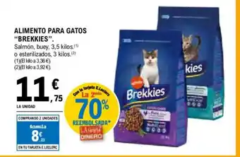 E.Leclerc BREKKIES Alimento para gatos oferta