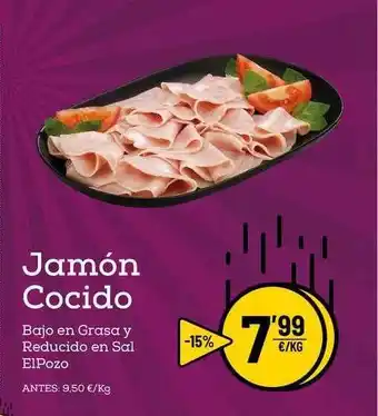 AhorraMas Jamón Cocido 9,50kg oferta