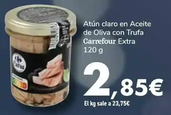 Carrefour Market Atún claro en aceite de oliva con trufa carrefour extra oferta