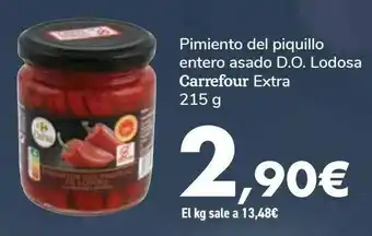 Carrefour Market Pimiento del piquillo entero asado d.o. lodosa carrefour extra oferta
