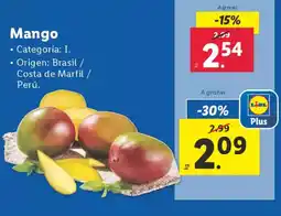Lidl Mango oferta