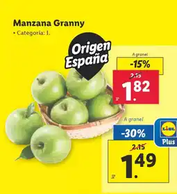 Lidl Manzana Granny oferta