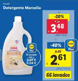 Lidl FORMIL Detergente Marsella oferta