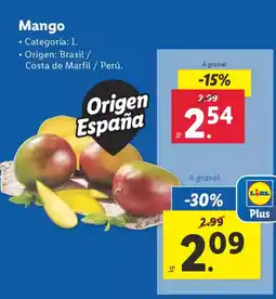 Lidl Mango oferta