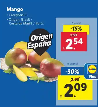Lidl Mango oferta