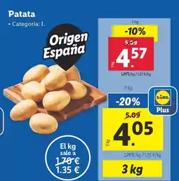 Lidl Patata oferta