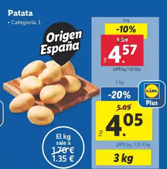 Lidl Patata oferta