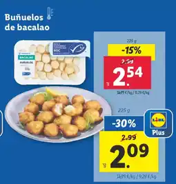 Lidl Buñuelos de bacalao oferta
