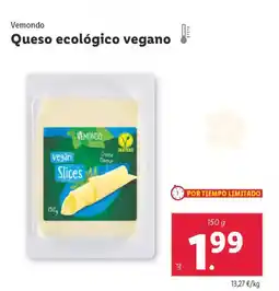 Lidl VEMONDO Queso ecológico vegano oferta