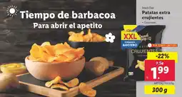 Lidl SNACK DAY Patatas extra crujientes oferta