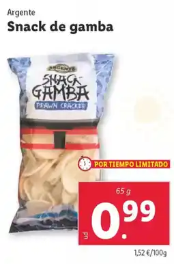 Lidl ARGENTE Snack de gamba oferta
