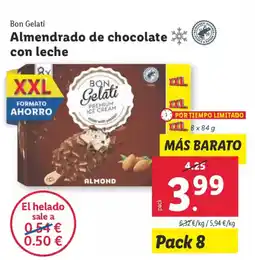 Lidl BON GELATIN Almendrado de chocolate con leche oferta