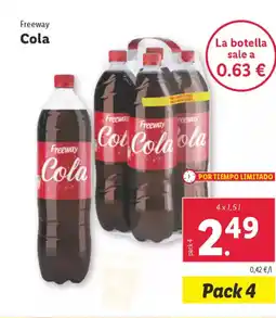 Lidl FREEWAY Cola oferta