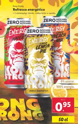 Lidl KONG STRONG Refresco energético oferta