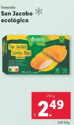 Lidl VEMONDO San Jacobo ecológico oferta