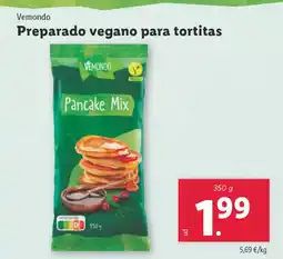 Lidl VEMONDO Preparado vegano para tortitas oferta