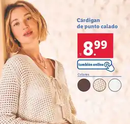 Lidl Cárdigan de punto calado oferta