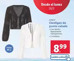 Lidl ESMARA Cárdigan de punto calado oferta