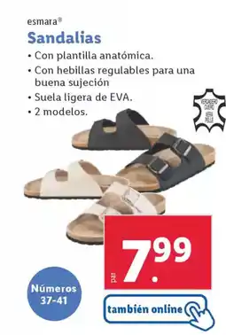 Lidl ESMARA Sandalias oferta