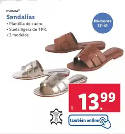 Lidl ESMARA Sandalias oferta