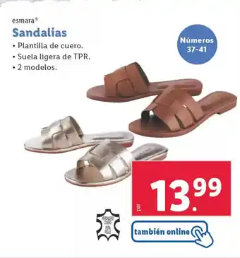 Lidl ESMARA Sandalias oferta