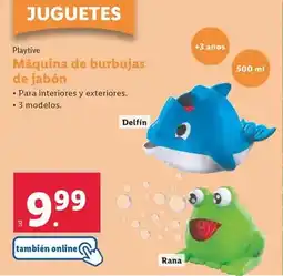 Lidl Playtive - máquina de burbujas de jabón oferta