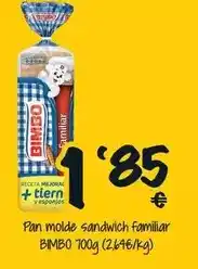 Cash Fresh Bundo - pan molde sandwich familiar oferta