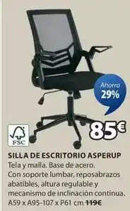JYSK Silla de escritorio asperup oferta