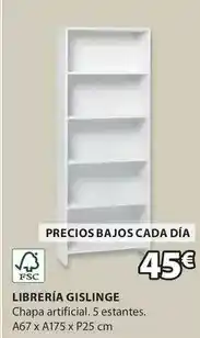 JYSK Librería gislinge oferta