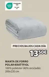 JYSK Standard - manta de forro polar krattfiol oferta