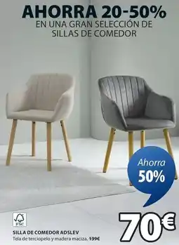 JYSK Silla de comedor adslev oferta