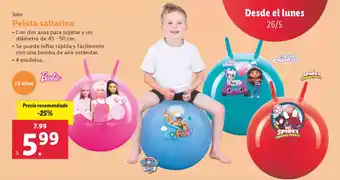 Lidl JOHN Pelota saltarina oferta